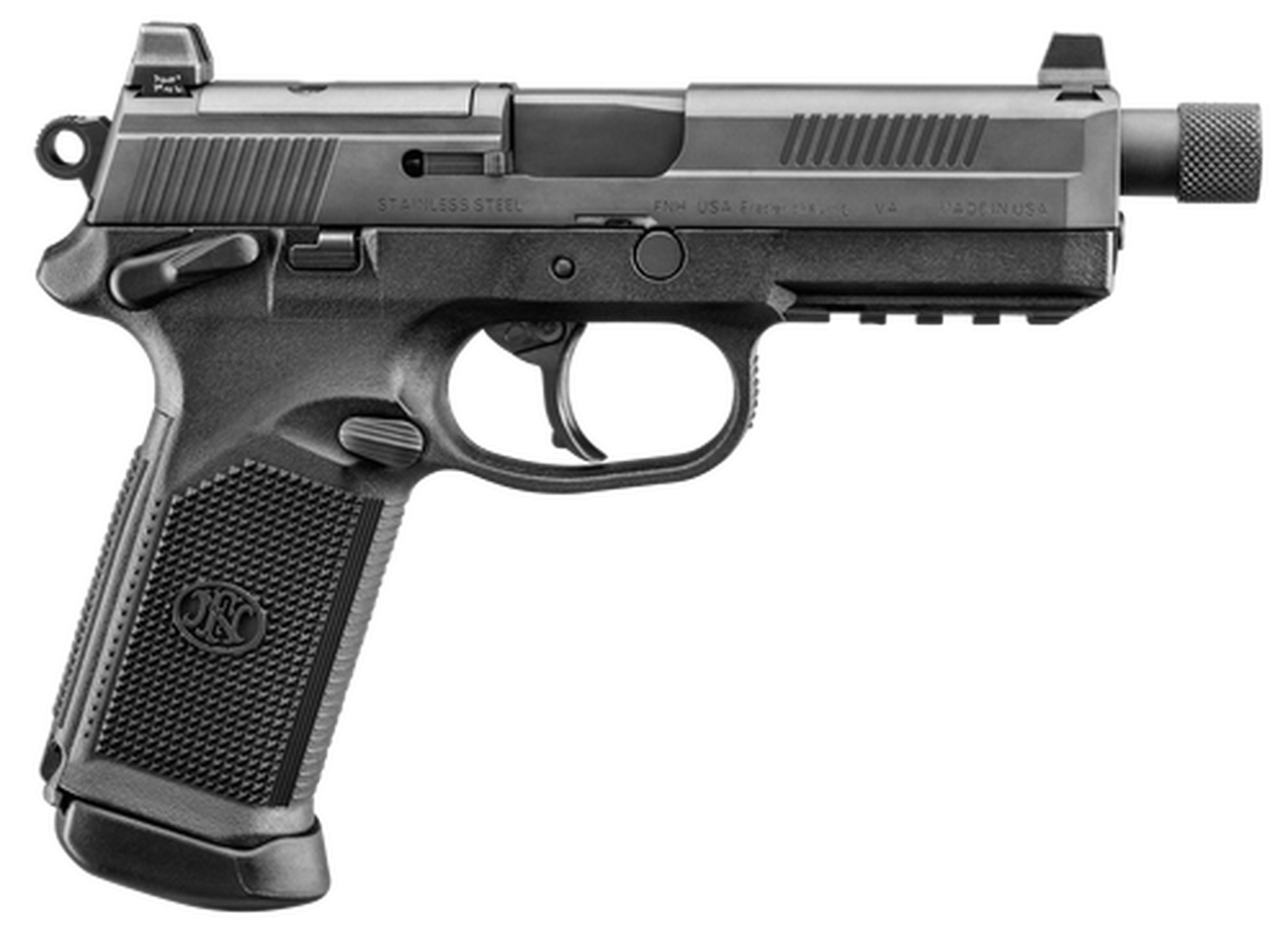 Image of FN FNX Vortex Venom Combo 45 ACP, 5.3" Barrel, Black Stainless Steel Slide, 15rd, 66100657