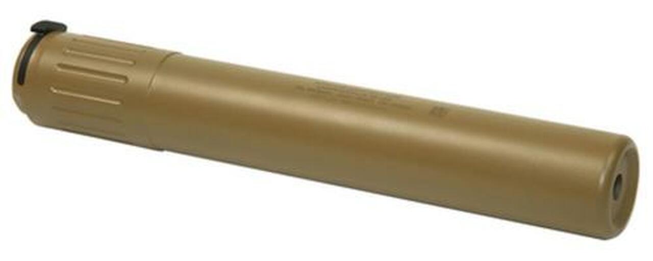 Image of AAC MK13-SD Rifle Silencer 7.62mm NATO/300 Win Mag 90 Tooth Ratchet Mount Desert Tan - All NFA Rules Apply