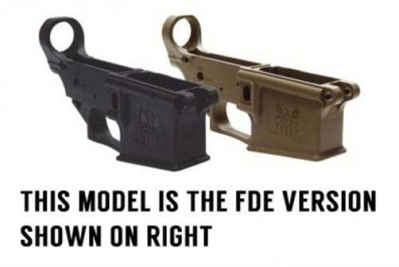 Image of FMK Extreme AR-15 Multi Caliber Polymer Stripped Lower Receiver Dark Earth