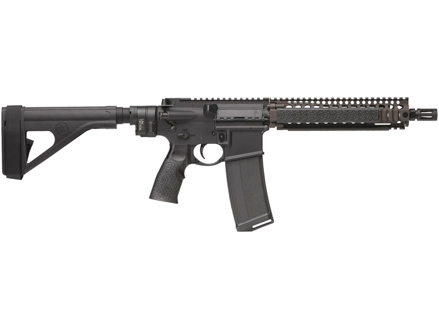 Image of Daniel Defense MK18 Pistol 5.56x45mm NATO 10.3" Barrel with Folding Stabilizing Brace 32-Round Polymer Flat Dark Earth