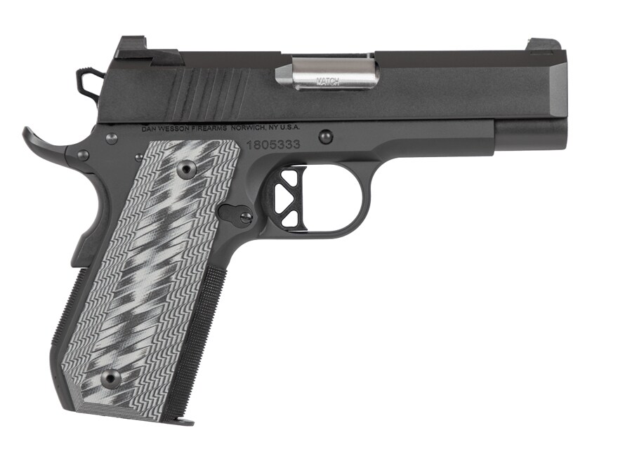 Image of Dan Wesson Enhanced Commander ECP 9mm 4" Barrel Bobtail G10 Grip Duty Finish 9rd Mag