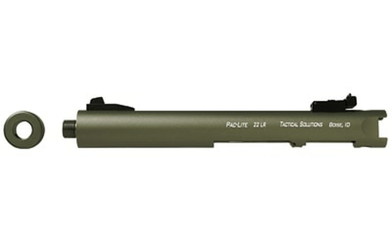 Image of Tactical Solutions Pac-Lite Ruger Mark I,II,III, 4.5" Matte OD Barrel 22LR