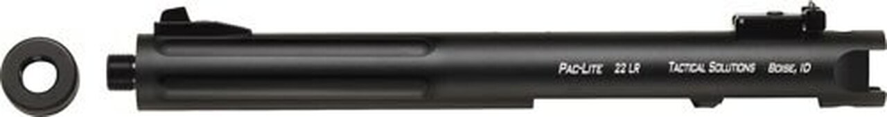 Image of Tactical Solutions Pac-Lite Ruger Mark I,II,III, 6" Fluted Matte Black Barrel 22LR