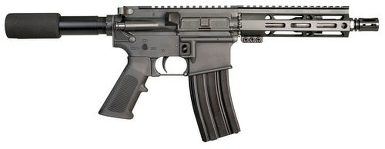 Image of I.O M215 AR-15 Pistoll 223/556, 7" Barrel, Black, M-Lok Handguard, 30 Round Mag