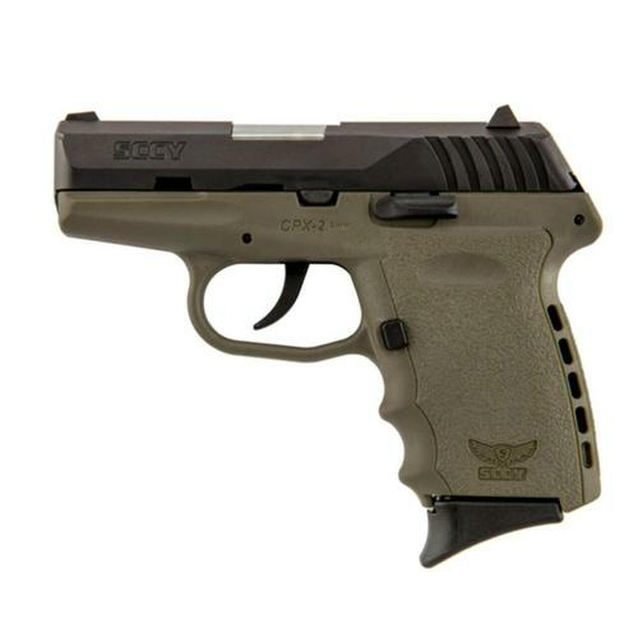 Image of SCCY CPX-2 CBDE 9mm 3" Barrel Carbon Black/Dark Earth 10rd Mag