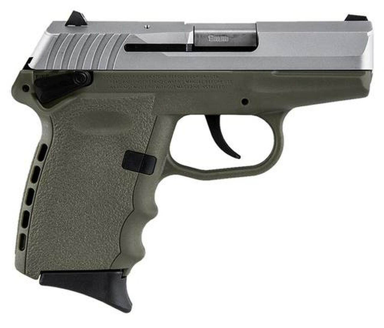 Image of SCCY CPX-1 Two Tone DAO 9mm 3.1" Barrel, Flat Dark Earth Poly Grip/Frame SS Slide, 10rd