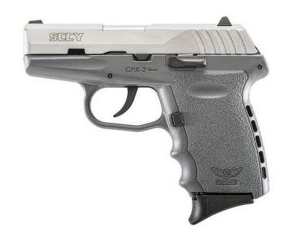 Image of SCCY CPX-2, 9mm, 3.1", 10rd, Gray Polymer Frame, Stainless Steel
