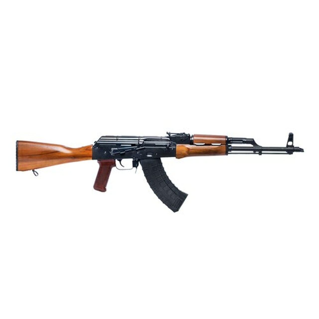 Image of Riley Defense RAK47 AK, 7.62X39, 16" Barrel, Black, Teak Wood Stock, Adjustable Sights, 30Rd, 1 Magazine