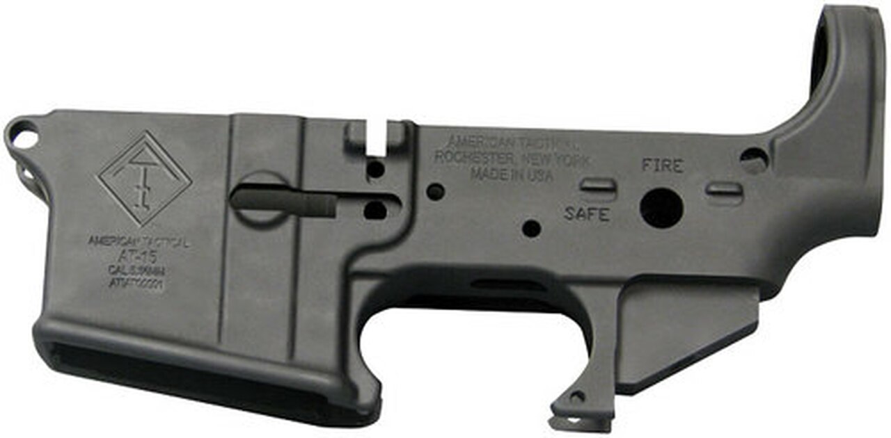 Image of ATI AR-15 Stripped Lower Receiver, 5.56/223/6.8/6.5 Grendel/224 Valkyrie Aluminum