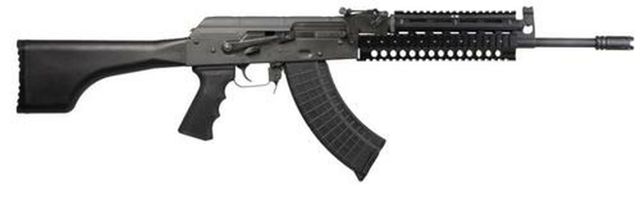 Image of I.O. AK-47 7.62X39 Quad Rail, Black Stock 30 Rd Mag
