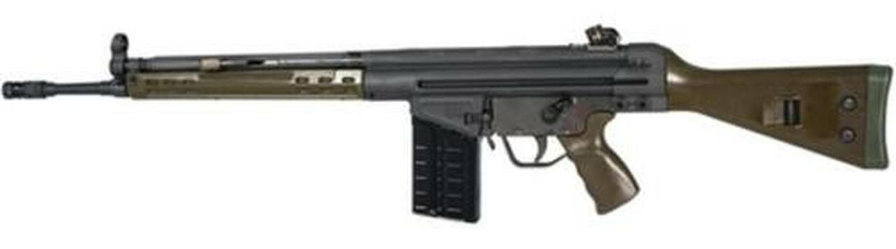 Image of PTR Model 91GI .308/7.62 NATO 18" Match Grade Barrel Special Edition Green Fixed 20rd Mag