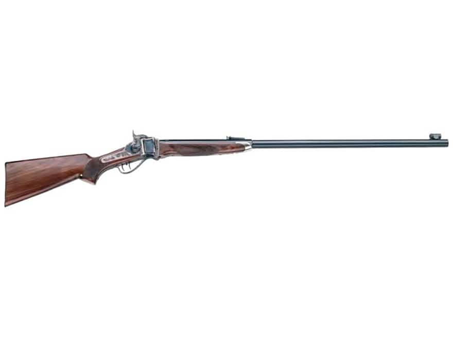 Image of Pedersoli Sharps Long Range 1874 Rifle 45-70 Government 34" Barrel Color Case Hardened, Blue and Walnut