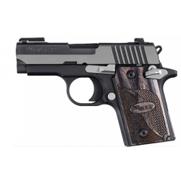 Image of Sig Sauer P938 9mm Equinox Blackwood Two-Tone Pistol - Range Gun