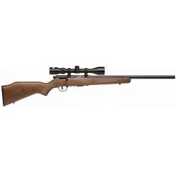 Image of Savage 93R17 GVXP .17 HMR Blued Barrel Wood Stock Rifle w/ Scope 96222