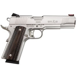 Image of Remington R1 S Enhanced Commander 45 ACP 8+1 Round Pistol, Satin Stainless - 96360