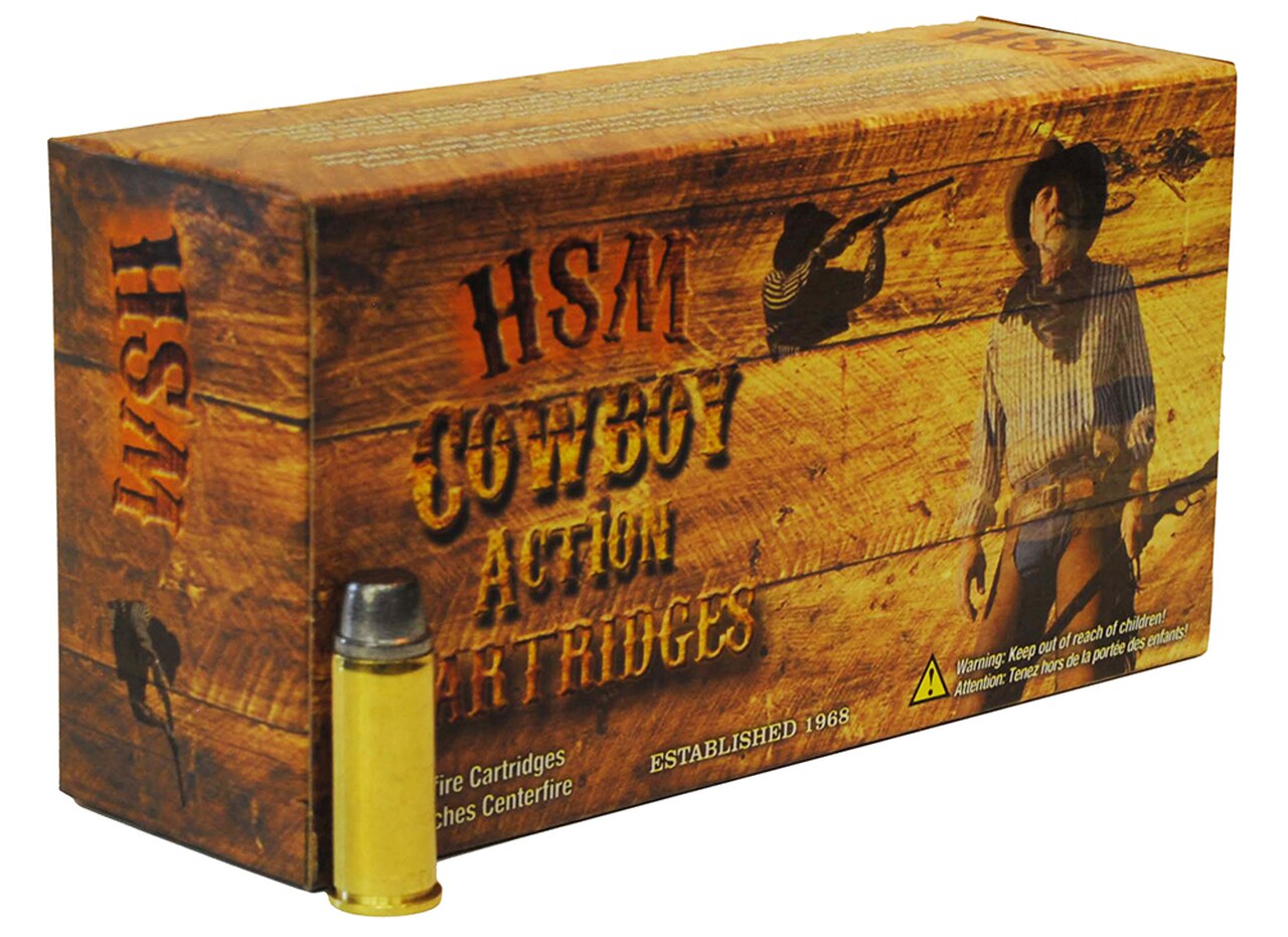 Image of HSM Cowboy Action 38-40 Winchester 180gr, Round Nose Flat Point, 50rd Box