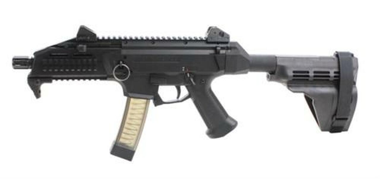 Image of CZ Scorpion EVO 3 S1 9MM Package, Pistol, Arm Brace & Adapter, 3x20rd Mags & Case