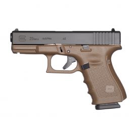 Image of Glock 23 Gen 4 .40 S&W Pistol, Flat Dark Earth - PG2350203D