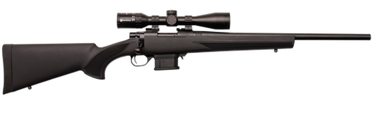 Image of Howa Mini Action Rifle Package 7.62x39mm, 22" Barrel, Blued, Black Synthetic Stock, 10rd