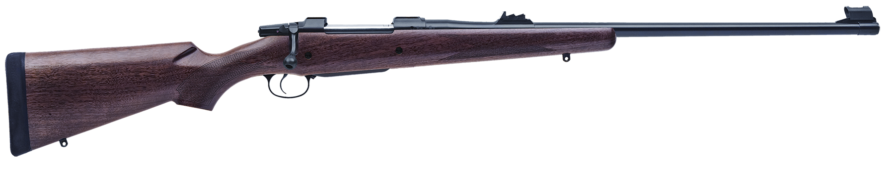 Image of CZ 550 Bolt 375 Holland & Holland Magnum 25 Turkish Walnut Blued