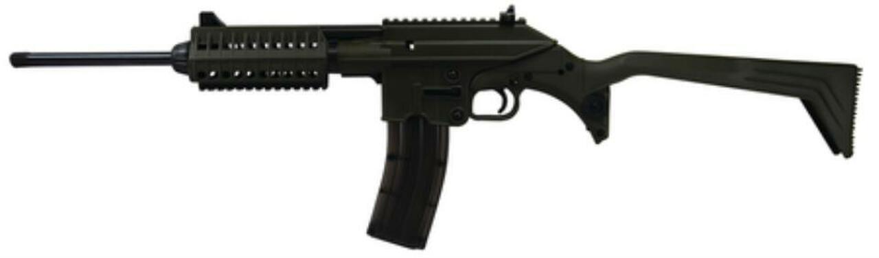 Image of Kel-Tec Sport Utility Rifle Charlie Stock 22LR 16.1" Barrel Blue Finish Green Stock 26rd Mag