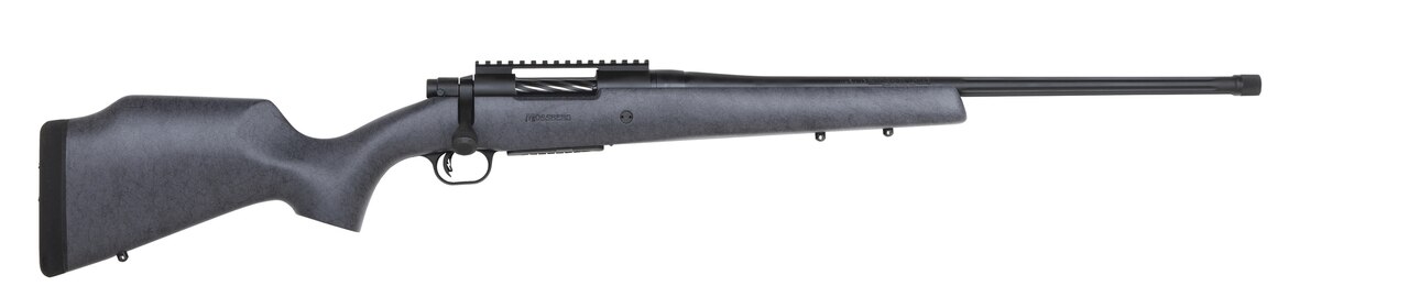 Image of Mossberg Patriot Long Range Hunter, Bolt Action, 6.5 Creedmoor, Matte Blue Polymer Stock, 22" Threaded And Fluted Barrel, 5rd Mag