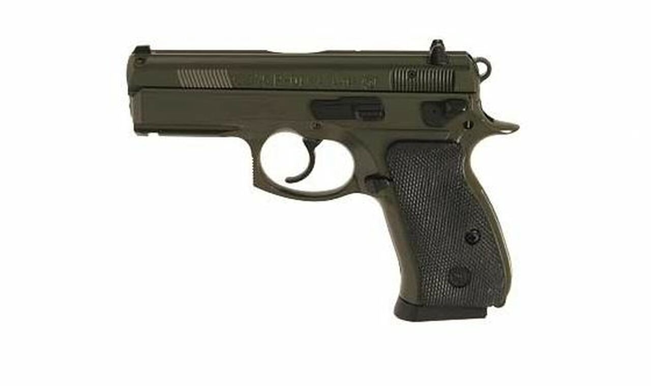 Image of CZ P-01 9mm 3.8" Barrel Olive Drab Green Accesorry Rail 14 Rd Mag