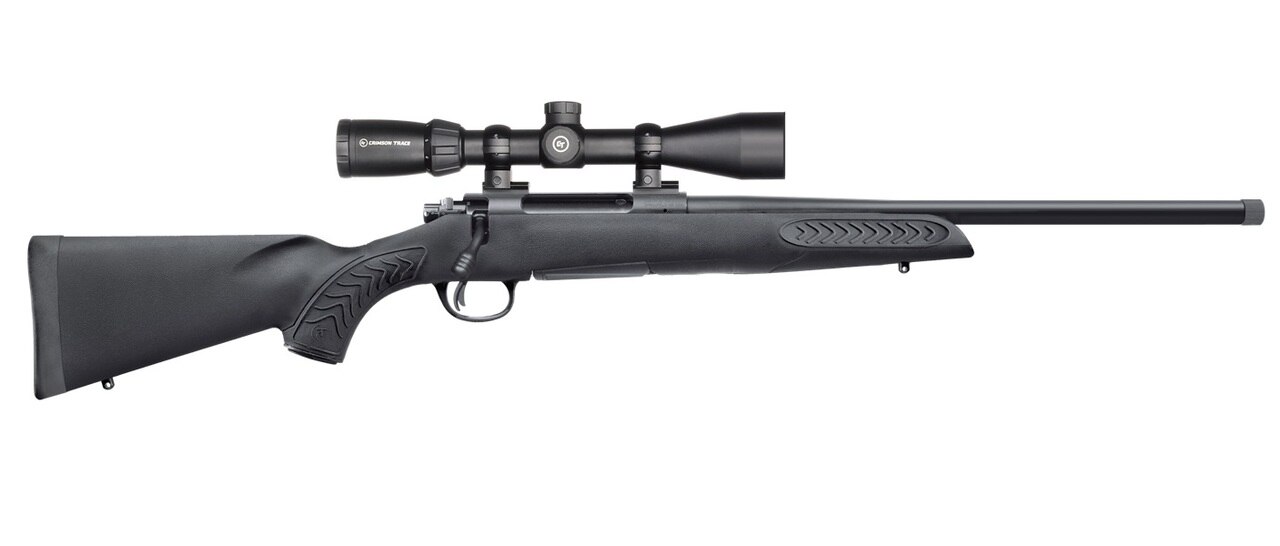 Image of Thompson Center Compass II Compact 308 Win, 16.50" Black Blued Right Hand Crimson Trace Scope, 5rd