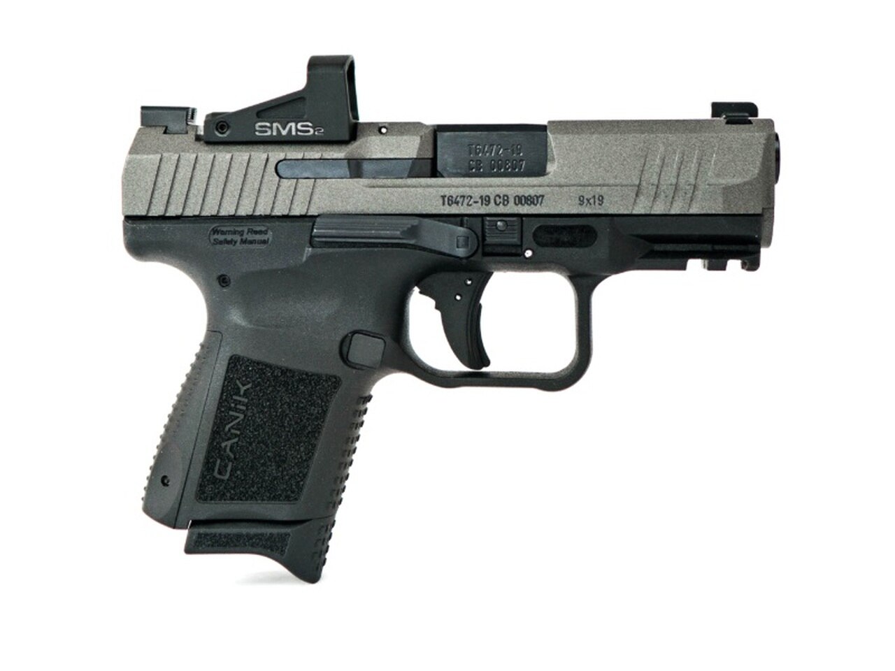 Image of Canik TP9 Elite SC 9mm, 3.6" Bbl, Two-Tone, 12 and 15 Round Mags Includes Shield SMS 2