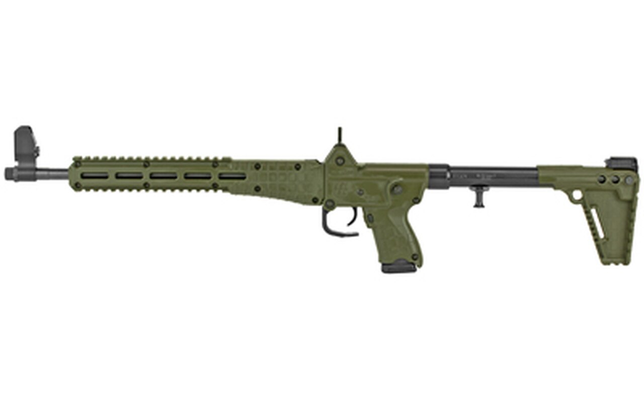 Image of Kel-Tec Sub-2000 9mm, 16.25" Barrel, OD Green, Ghost Ring Rear, Adj. Stock, 15rd