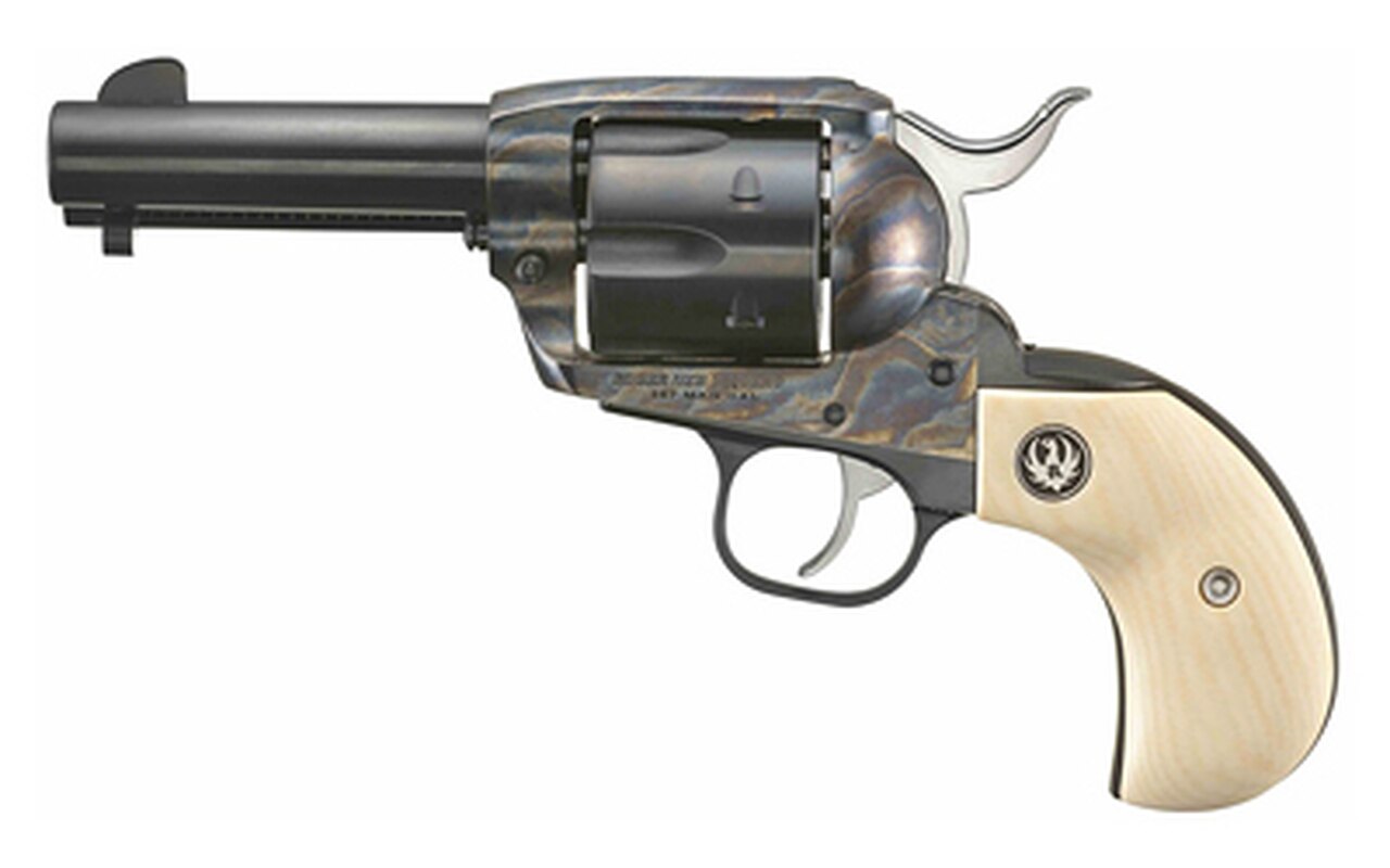 Image of Ruger Vaquero Dude .357 Mag, 3.75" Barrel, Ivorylite Birdshead Grip, 6rd