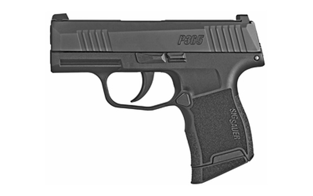 Image of Sig P365, Striker Fired, 9mm, 3.1" Barrel, Polymer Frame, Black, XRay3 Day/Night Sights, 1 Magazine, Coupon In Box For 1 Magazine,