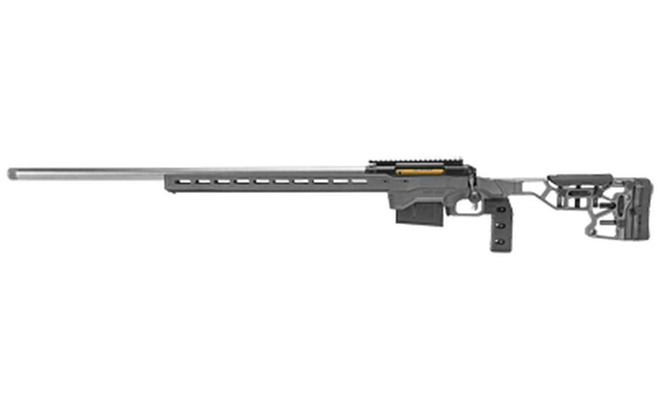 Image of Savage 110 Elite Precision 308 Win, 26" Matte Stainless Barrel, Gray MDT ACC Chassis, ARCA Rail, AccuTrigger, AICS Mag, Left Hand, 10rd