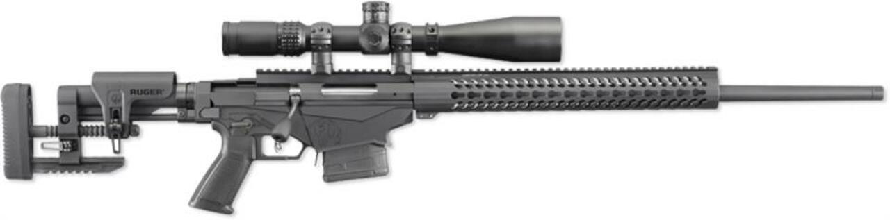 Image of *D*Ruger Precision Rifle, Bolt Action, .308 Win, 20", Folding Stock, Black