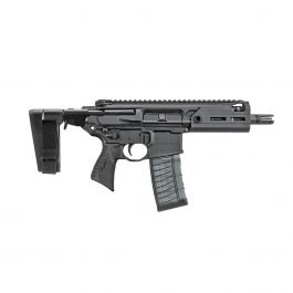 Image of Sig Sauer MCX Rattler 5.5" 300AAC Pistol with Adjustable Brace, Black - PMCX-300B-5B-TAP