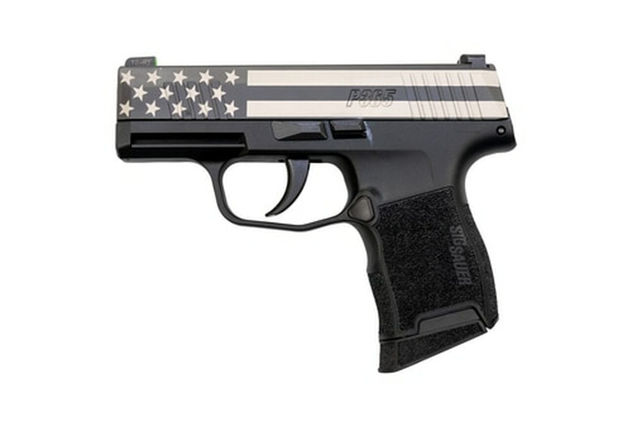 Image of Sig P365 FreedomStars and Stripes Edition 9mm, 3" Barrel, Sig XRay3 Night Sights, 10rd Mag