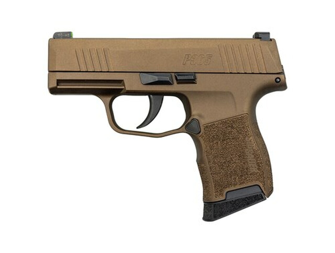 Image of Sig P365 Burnt Bronze 9mm, 3" Barrel, Sig XRay3 Night Sights, 10rd Mag