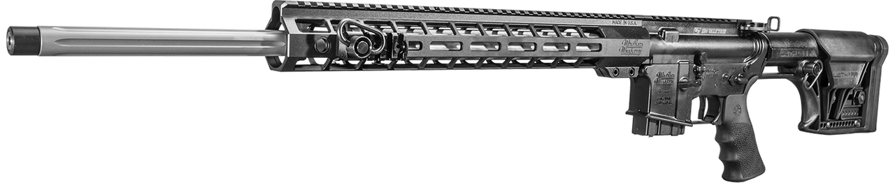 Image of Windham Weaponry R22 AR-15 224 Valkyrie 22" Barrel SS, Black Fixed Luth-AR Adjustable Checkpiece Stock Black Hardcoat Anodized Receiver, 5rd Mag