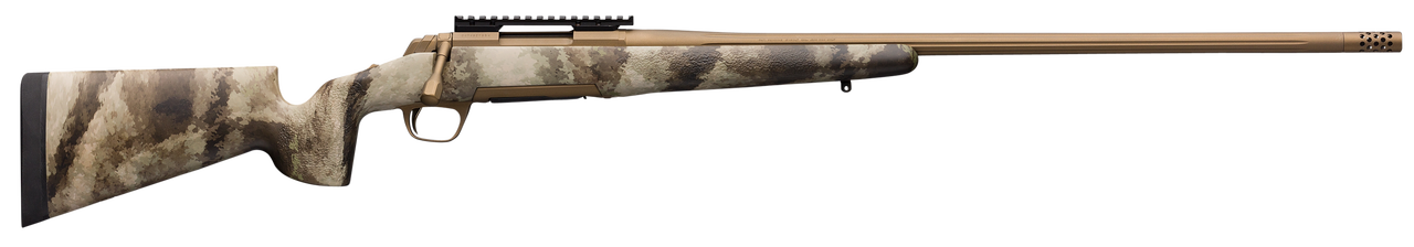 Image of Browning X-Bolt Hells Canyon Speed Long Range 30 Nosler, 26" Barrel, A-TACS AU Camo, McMillan Game Scout Stock, Burnt Bronze Cerakote, 3rd