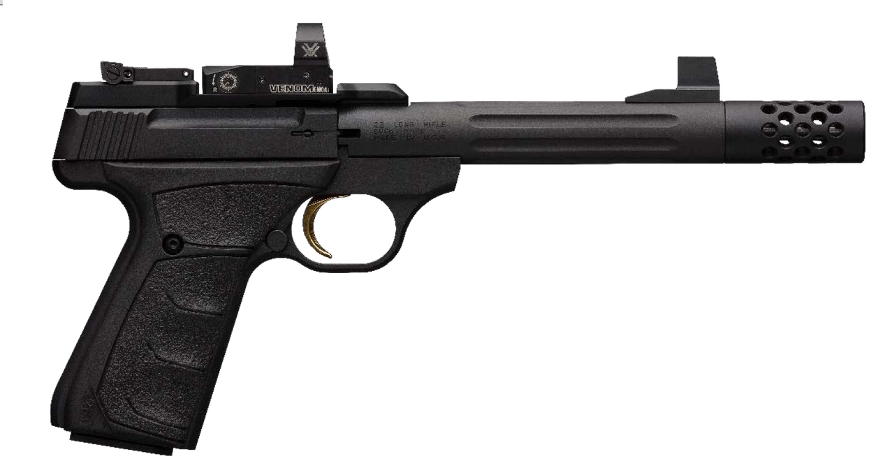 Image of Browning Buck Mark Competition 22 LR 5.90", Matte Black Aluminum Alloy Slide Black Ultragrip FX Grip, 10 rd