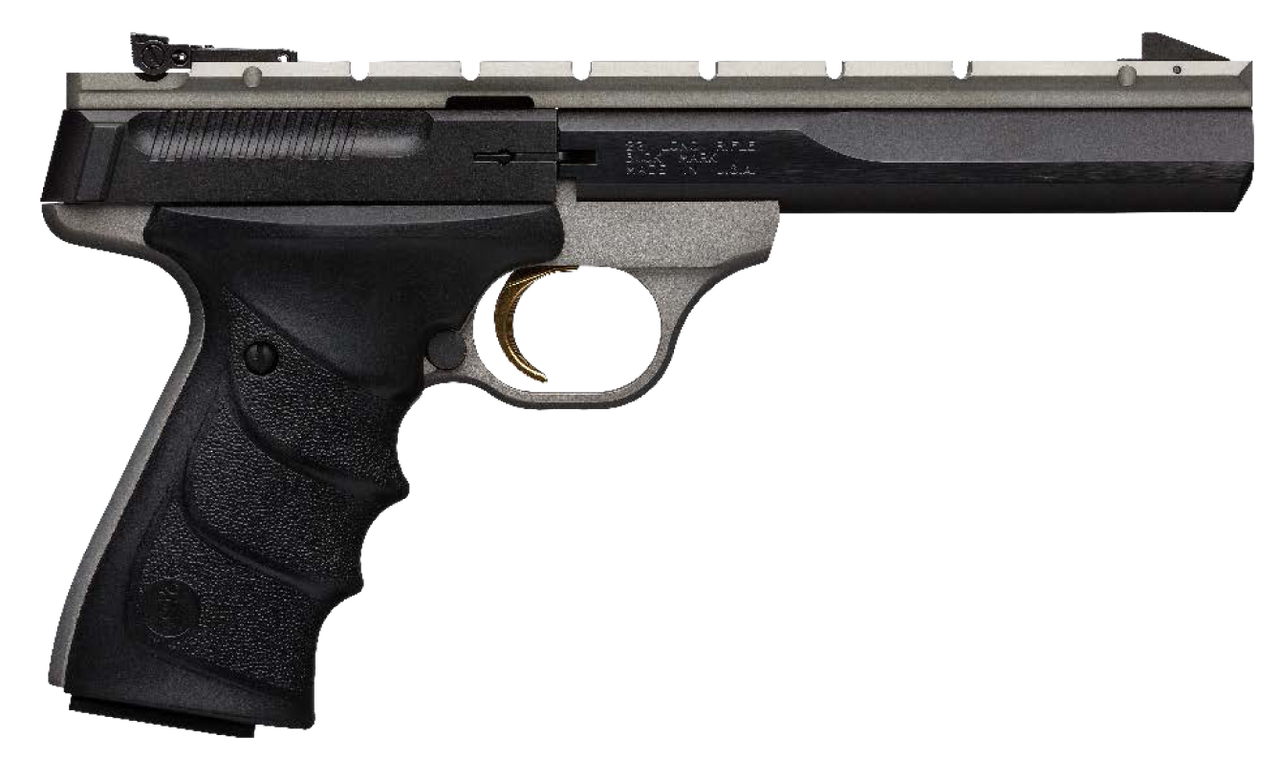 Image of Browning Buck Mark Contour 22 LR 5.50", Gray Anodized URX Textured Grip Panels, 10 rd