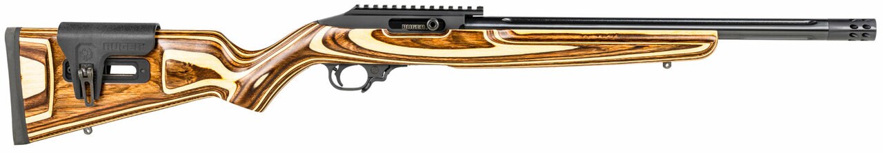 Image of Ruger 10/22 Carbine 22 LR, 16.12" Barrel, Adjustable Comb Stock, Brown