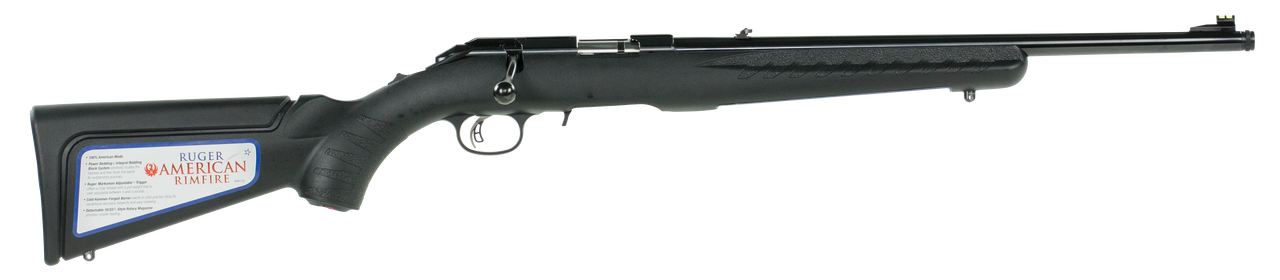 Image of Ruger American Compact Rifle .22 Mag 18" Threaded Barrel, Blue Finish