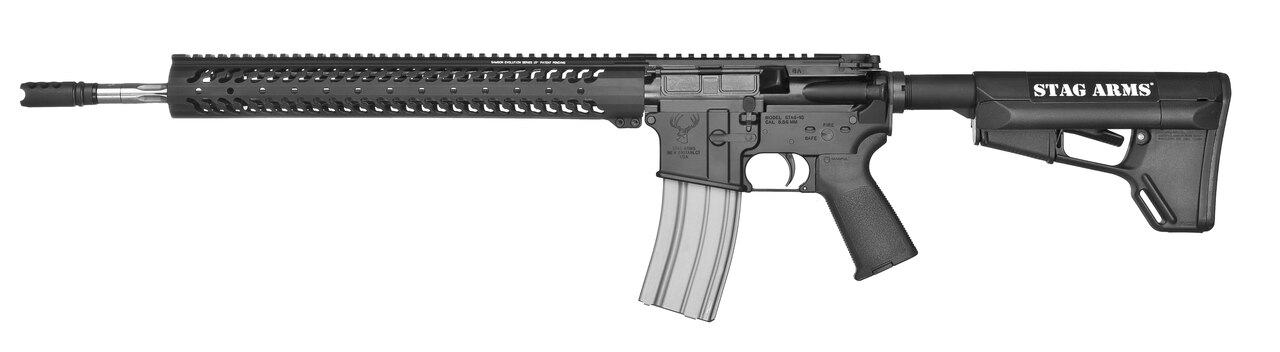 Image of Stag Model 3GL AR-15 3 Gun Model, Left Hand 18" Barrel, ACS Stock