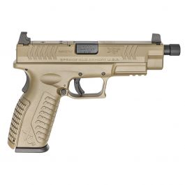 Image of Springfield XDM OSP 9mm Threaded Barrel Pistol, Flat Dark Earth - XDMT9459FHCOSP