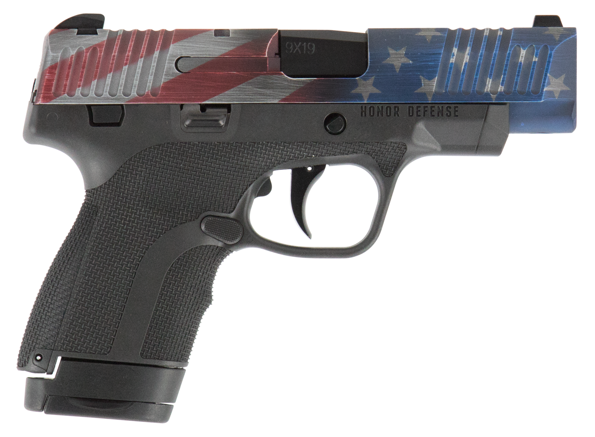 Image of HD SUBCOMPACT 9MM 3C FLAG GRAPH GRIP