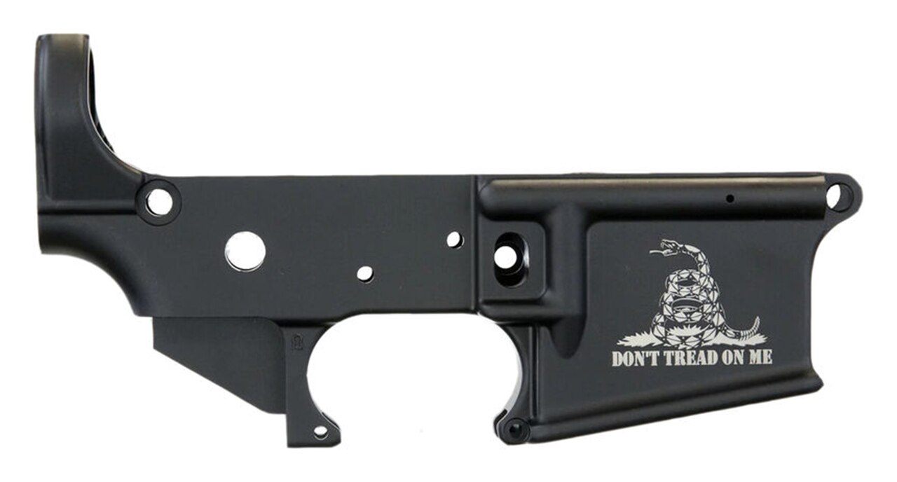 Image of Anderson Don''t Tread On Me Stripped Lower, Multi-Cal, Black