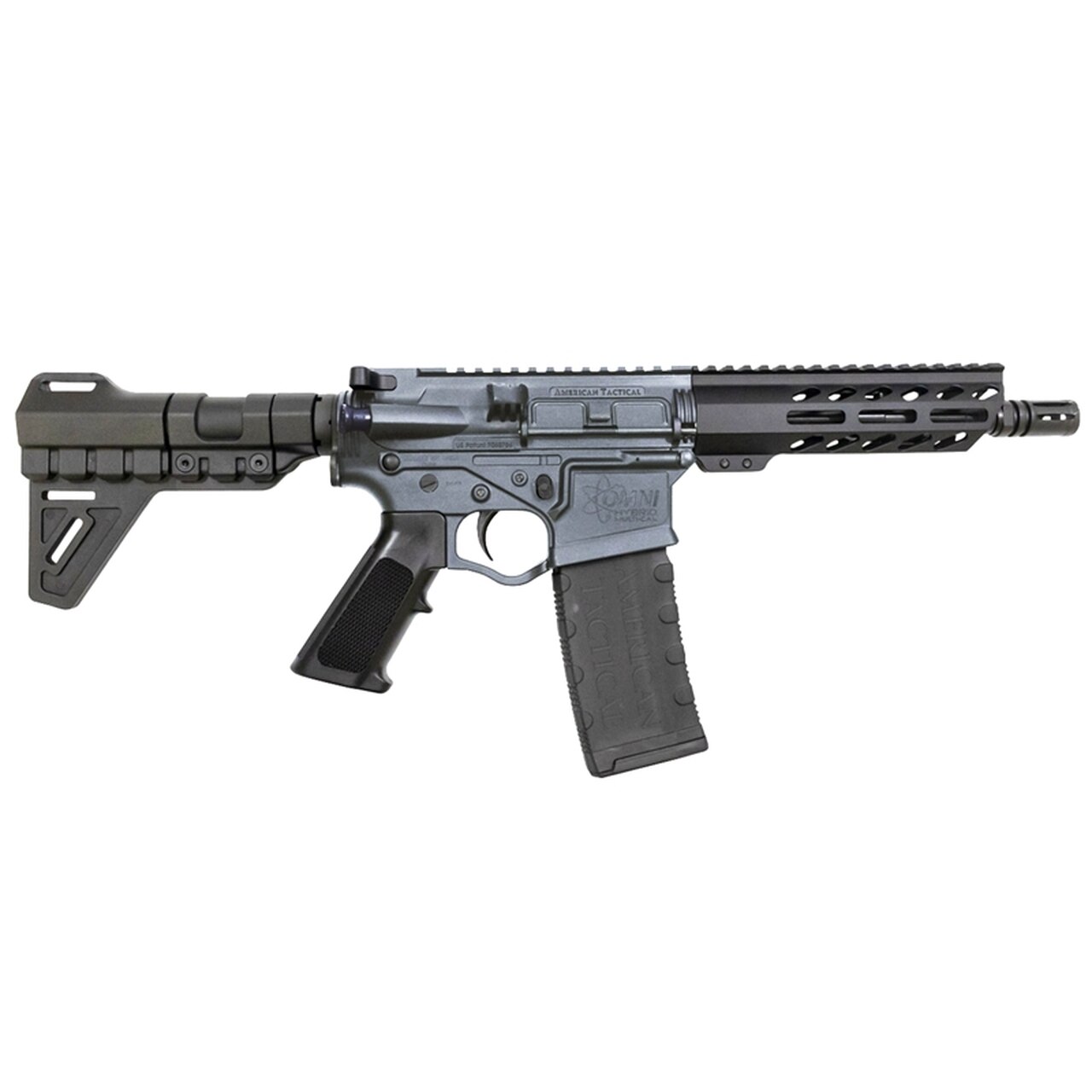 Image of ATI Omni Hybrid MAXX AR-15 Pistol 300 AAC Blackout 7.5" Barrel, M-LOK Rail, Low Profile Gas Block, 30 Rd