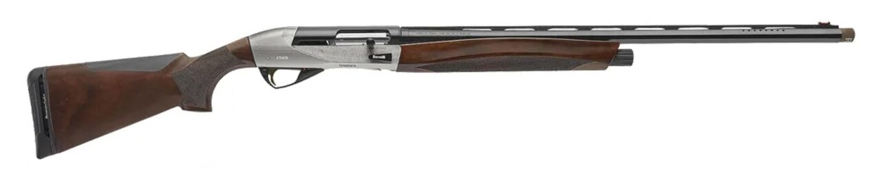 Image of Benelli PS Ethos Upland 12 Ga, 26" Barrel, 3", AA Satin Walnut, Nickel Engraved, 4rd