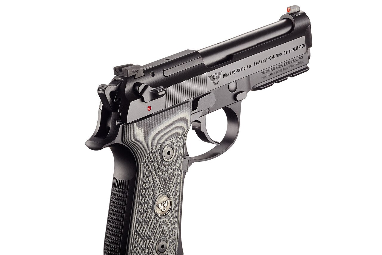 Image of Beretta/Wilson Combat 92G Centurion Tactical 9mm, 4.3" Barrel, Black, 17rd/20rd